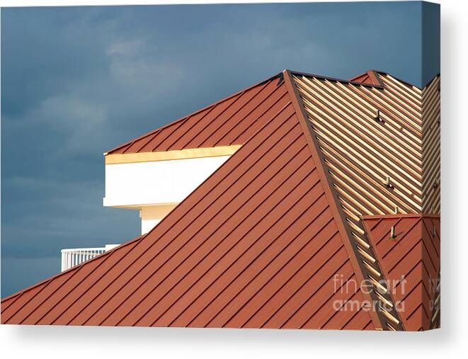 Abstract Canvas Print featuring the photograph Geometry 101 by Rick Locke - Out of the Corner of My Eye