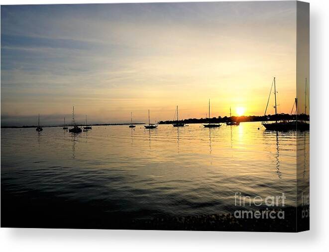 Sunrise Canvas Print featuring the photograph Sunrise, St. Augustine by Merle Grenz