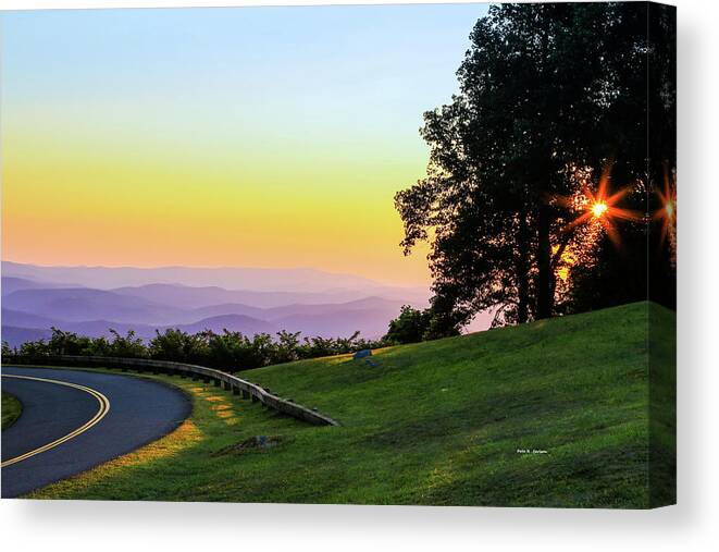 Sunrise Canvas Print featuring the photograph Sunrise Waves by Dale R Carlson