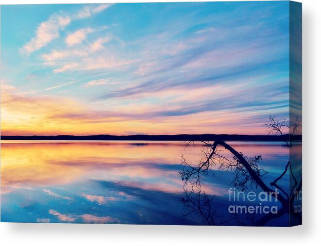 Sunset Canvas Print featuring the photograph Sunset Bliss by Kelly Nowak
