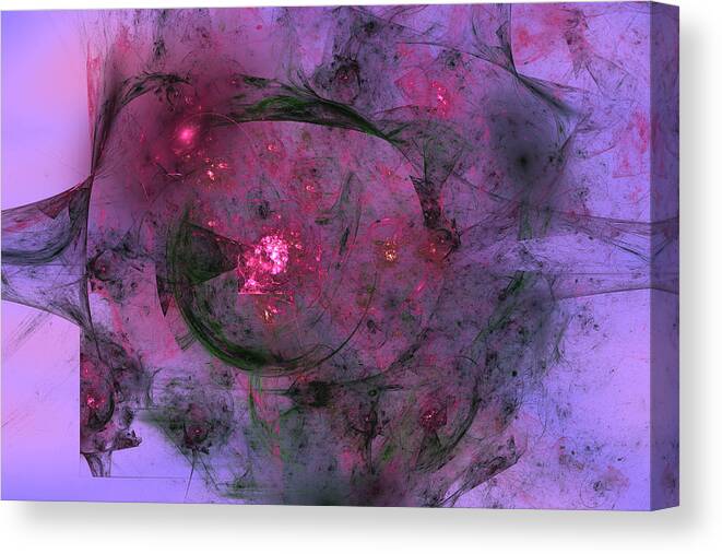 Fractal Canvas Print featuring the digital art Sweet Mystery Of Life by Jeff Iverson