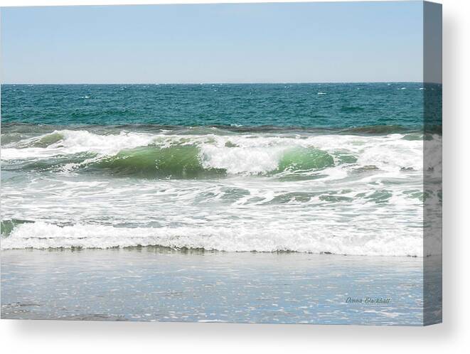Ocean Canvas Print featuring the photograph Swell by Donna Blackhall