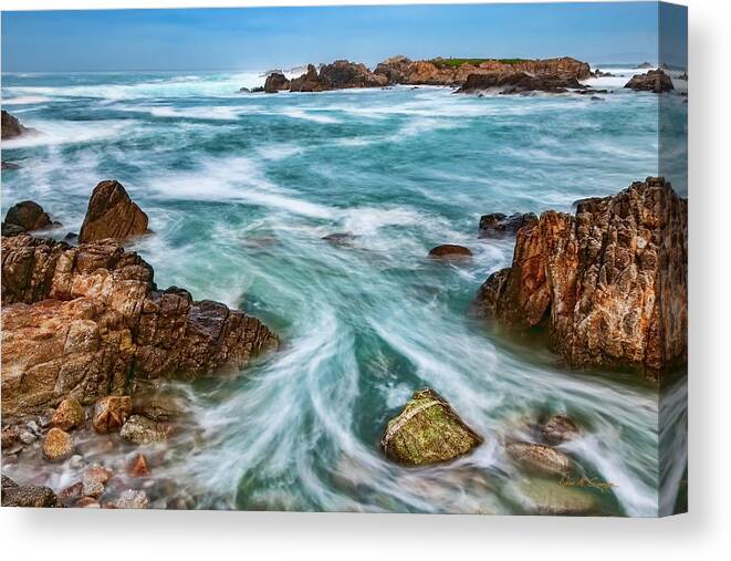 Ocean Canvas Print featuring the photograph Swept Away by Dan McGeorge