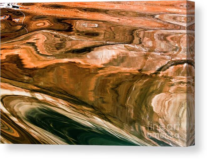 Arizona Canvas Print featuring the photograph Swirls by Kathy McClure