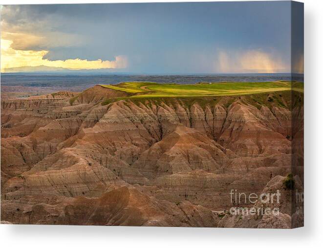 Photography Canvas Print featuring the photograph Take the High Road by Karen Jorstad