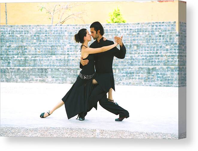 Argentina Canvas Print featuring the photograph Tango by Claude Taylor
