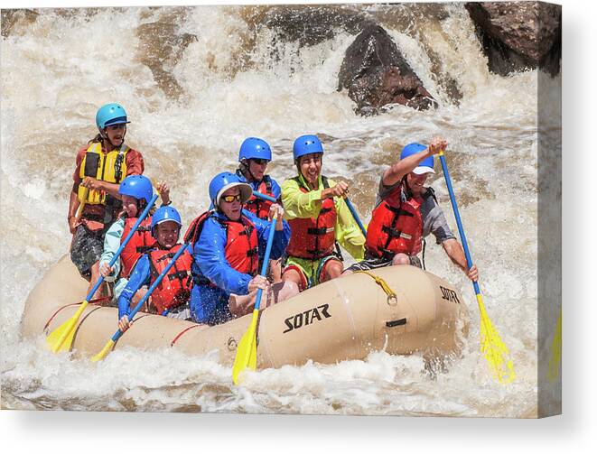 Whitewater Canvas Print featuring the photograph Taos Box-June 7, 2016 #5 by Britt Runyon