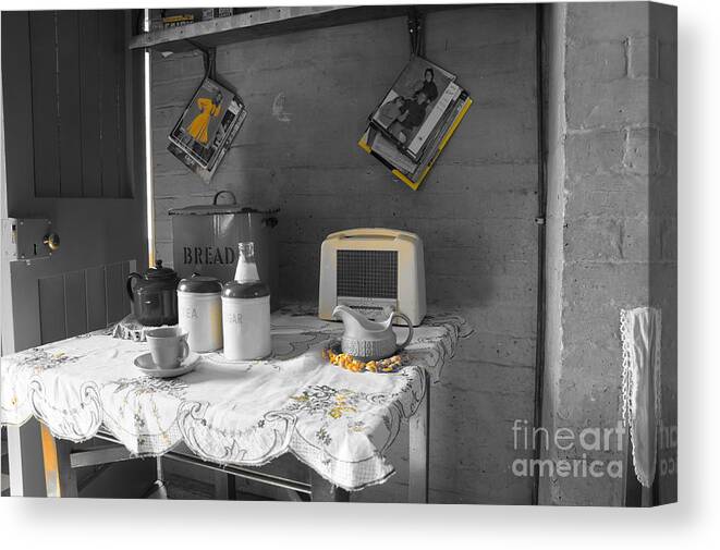 The Art Of Welfare. Recent Additions. Canvas Print featuring the photograph The Art of Welfare. Recent time. by Elena Perelman