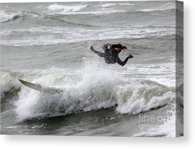 Photo For Sale Canvas Print featuring the photograph The Big Wipeout by Robert Wilder Jr