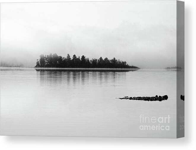 Morning Fog Canvas Print featuring the photograph The Breaking Fog by Cathy Beharriell