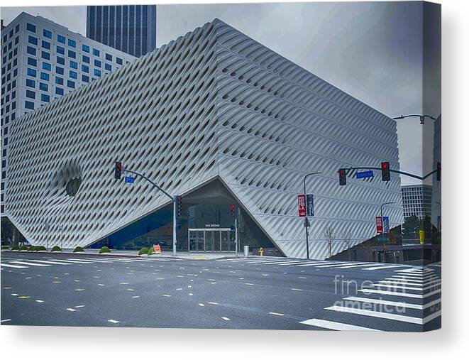 Broad Museum Canvas Print featuring the photograph The Broad Museum by David Bearden