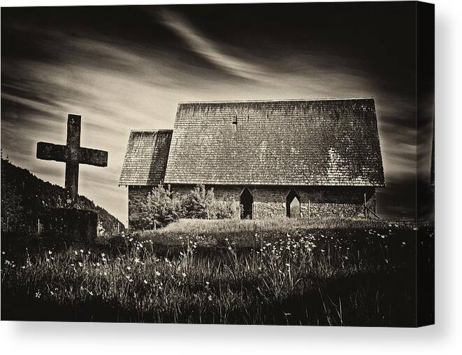 Butter Church Canvas Print featuring the photograph The Butter Church - 365-41 by Inge Riis McDonald