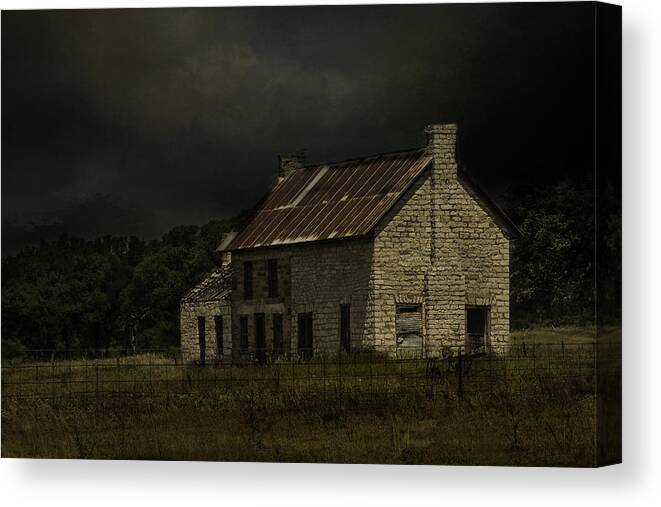 Storm Canvas Print featuring the photograph The Coming Storm by Peggy Blackwell