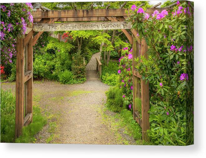 Conservancy Canvas Print featuring the photograph The Connie Hansen Garden 0842 by Kristina Rinell