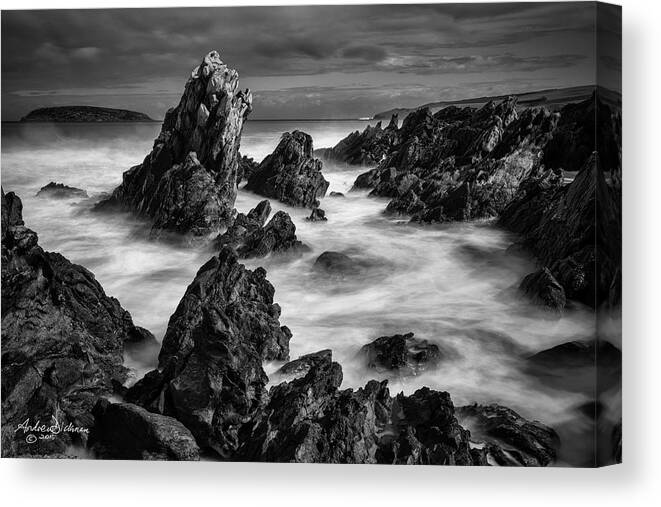 Petrel Canvas Print featuring the photograph The Cove by Andrew Dickman