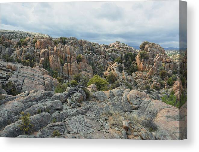 Photograph Canvas Print featuring the photograph The Dells by Richard Gehlbach