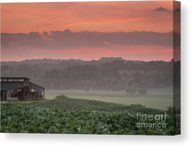 English Canvas Print featuring the photograph The English Landscape 2 by Perry Rodriguez