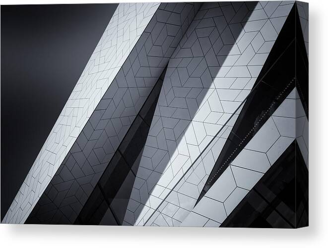 Architecture Canvas Print featuring the photograph The Eye by Jeroen Van De Wiel