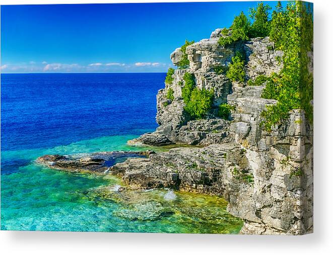 Grotto Canvas Print featuring the photograph The Grotto by Amanda Jones