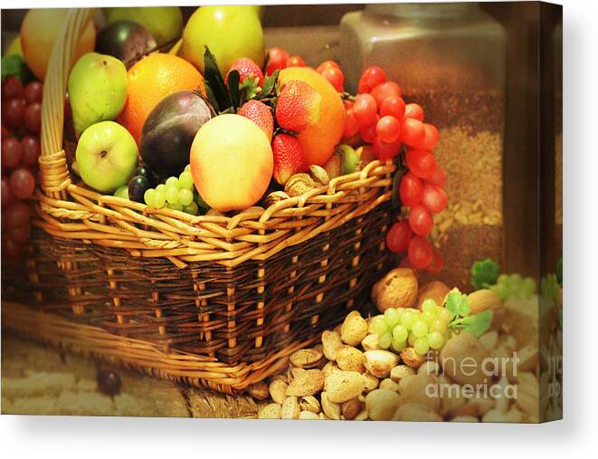 Fruit Canvas Print featuring the photograph The Harvest is Great by Lori Mellen-Pagliaro