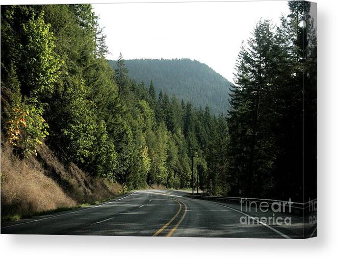 Road Canvas Print featuring the photograph The Journey by Jonathan Harper