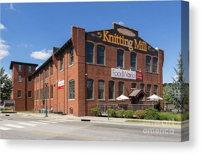 Clarence Holmes Canvas Print featuring the photograph The Knitting Mill I by Clarence Holmes