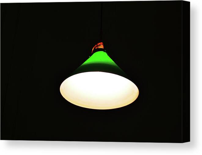 The Canvas Print featuring the photograph The Lamp by Tinto Designs