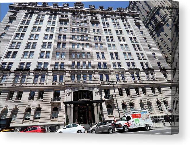The Langham Canvas Print featuring the photograph The Langham Building by Steven Spak