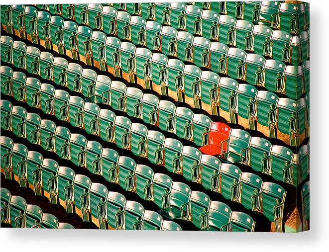 Travel Canvas Print featuring the photograph Ted Williams' Seat by Claude Taylor