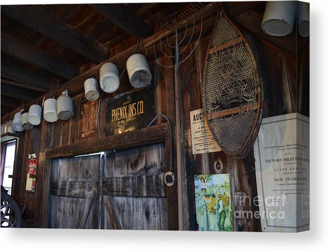Cider Canvas Print featuring the photograph The Old Mill by Leslie M Browning