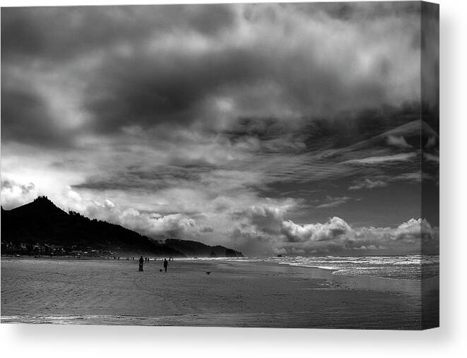 Cannon Beach Canvas Print featuring the photograph The Oregon Coast by David Patterson