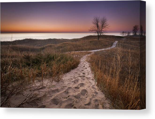 Kohler-andrae Canvas Print featuring the photograph The Path Before You by Josh Eral
