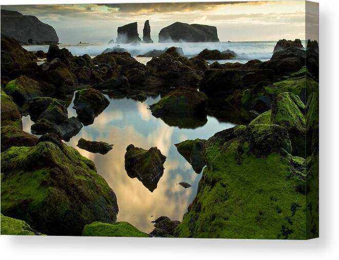 Azores Canvas Print featuring the photograph The Portal by Filipe Lourenco