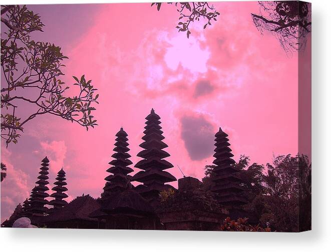 Taman Ayun Canvas Print featuring the photograph The Realm by HweeYen Ong
