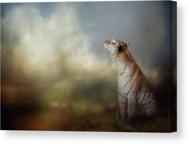 Jai Johnson Canvas Print featuring the photograph The Scent Of The Storm by Jai Johnson