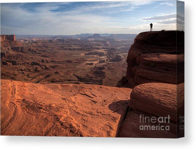Utah Canvas Print featuring the photograph The Vast Lands by Jim Garrison