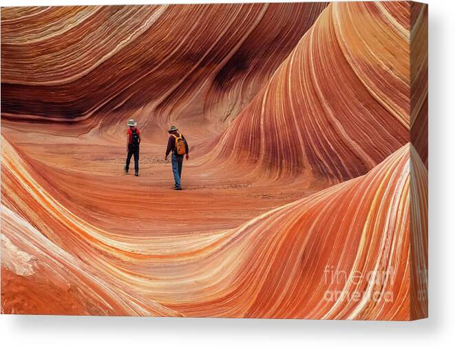 Beauty Canvas Print featuring the photograph The Wave Seeking Solitude 2 by Bob Christopher