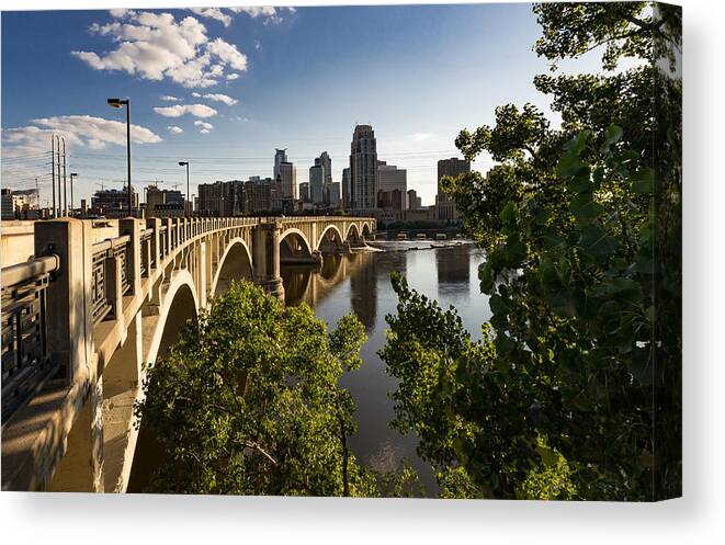 Bridge Canvas Print featuring the photograph Third Avenue Bridge by Mike Evangelist