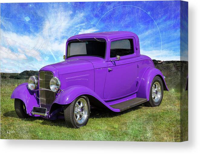 Car Canvas Print featuring the photograph Thirty Two by Keith Hawley