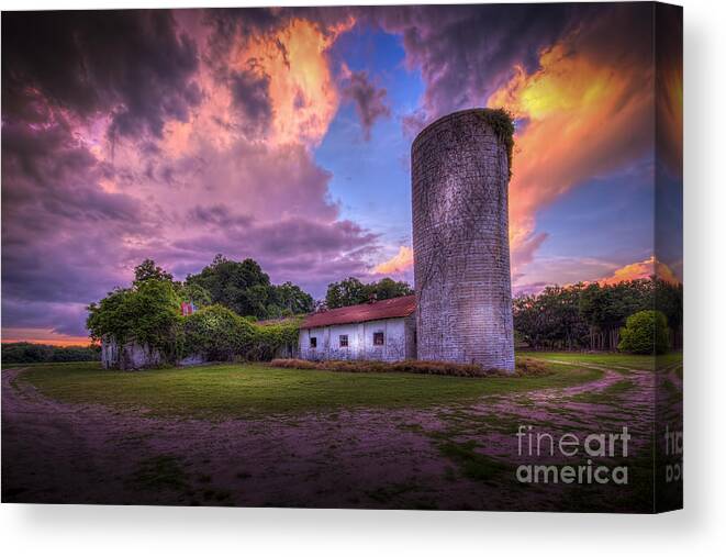 Barns Canvas Print featuring the photograph Time Tested by Marvin Spates
