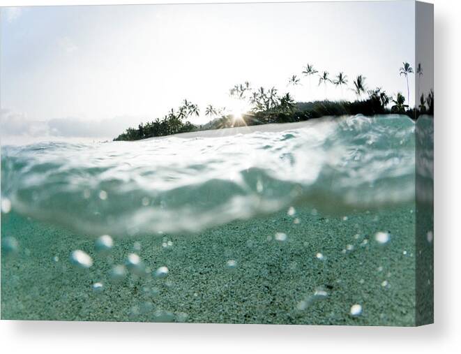 Submerged Canvas Print featuring the photograph Tiny Bubbles by Sean Davey