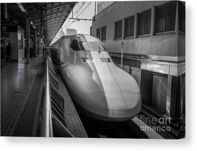 Tokyo Canvas Print featuring the photograph Tokyo to Kyoto Bullet Train, Japan 3 by Perry Rodriguez