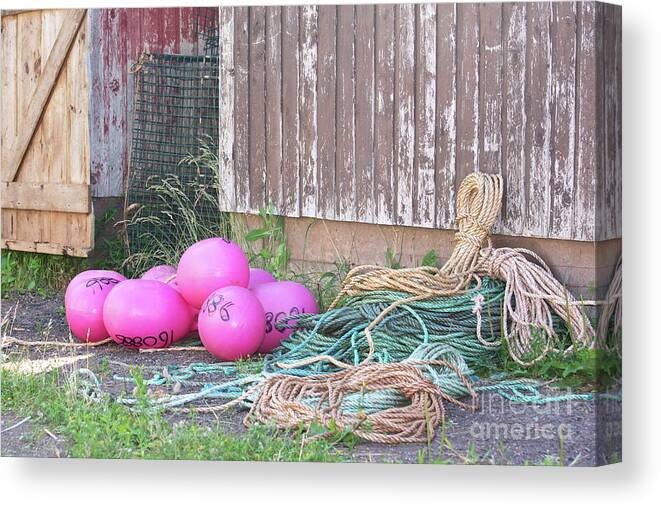 Floats Canvas Print featuring the photograph Tools of the Trade by Judy Tomlinson