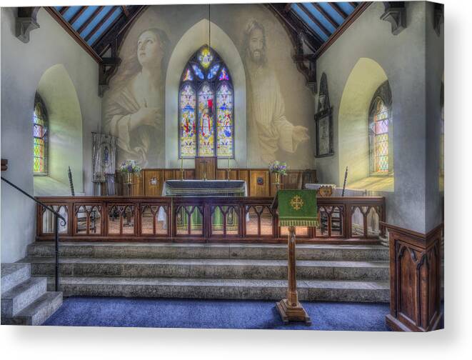 Chapel Canvas Print featuring the photograph Total Faith by Ian Mitchell