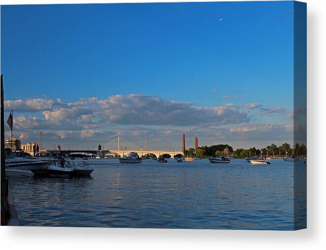 Dusk Canvas Print featuring the photograph Touch the Dusk by Michiale Schneider