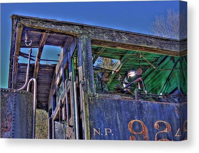 Train No. 94 Canvas Print featuring the photograph Train No. 94 by David Patterson