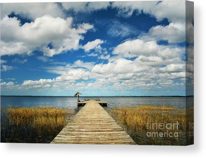Lake Canvas Print featuring the photograph Tranquility Found by Kelly Nowak