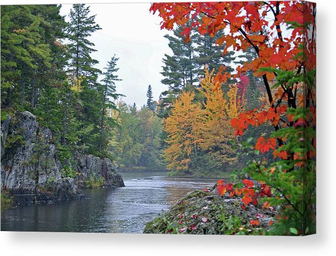 Fall Canvas Print featuring the photograph Autumn Tranquility by Glenn Gordon
