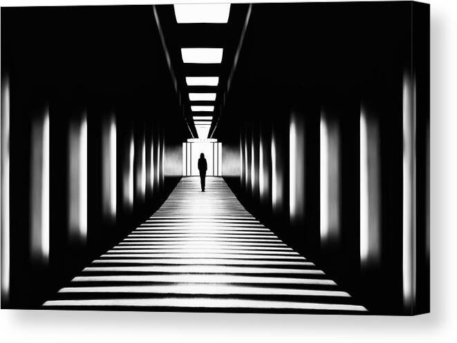 Underground Canvas Print featuring the photograph Transition by Samanta