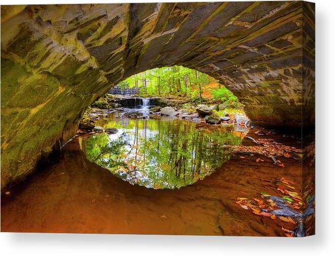 Fall Canvas Print featuring the photograph Trollville by Jeff Cooper